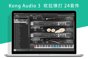 Kong Audio 3 Kontakt 吹拉弹打中国民族乐器系列音源 24套件