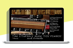 趣味玩具钢琴音源-Rattly And Raw The Stupidly Huge Toy Pianos And Friends KONTAKT 1.37Gb