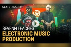 电子乐教程多宿主工程模板-Slate Academy Sevenn Electronic Music Production-4.1Gb